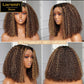 Perruque Naturelle Cheveux humains bouclée kinky curly