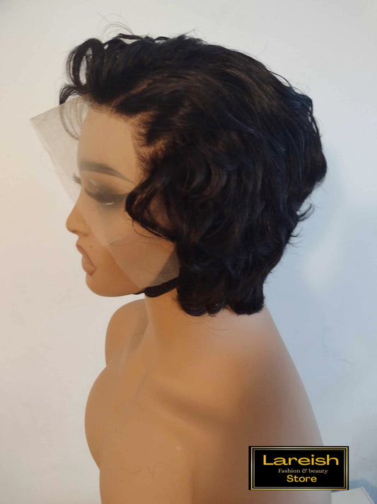 Perruque aux Cheveux Humains brésiliennes courte