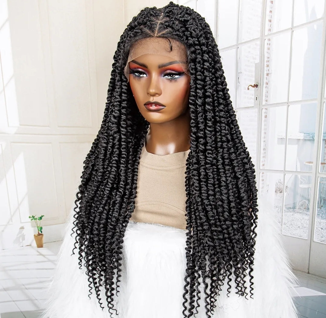 Perruque braids Cheveux Femmes tressée