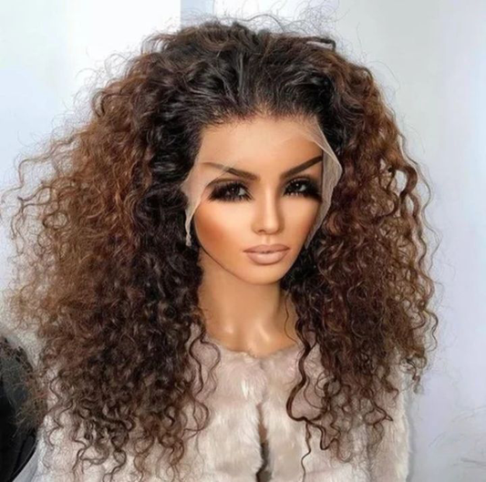 Brazilian Kinky Curly Human Hair Natural Wig