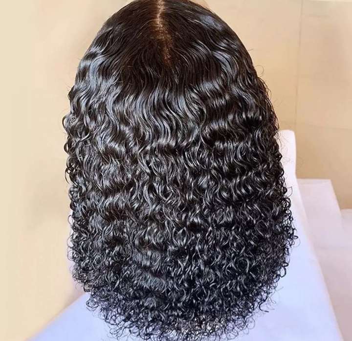 Kinky Curly Human Hair Natural Wig