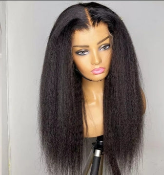 Perruque naturel straight curly cheveux humains bresilienne